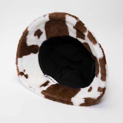 Cow print hat