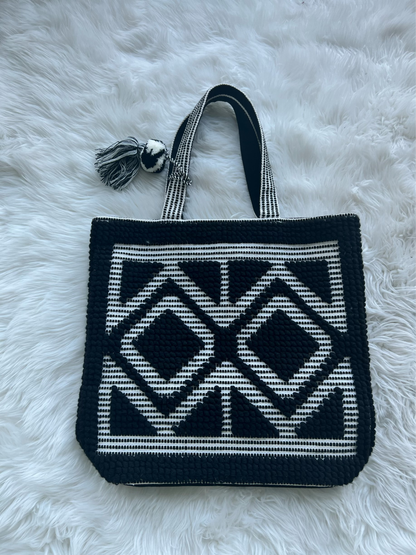 Boho Island Camel Thread Tote Bag