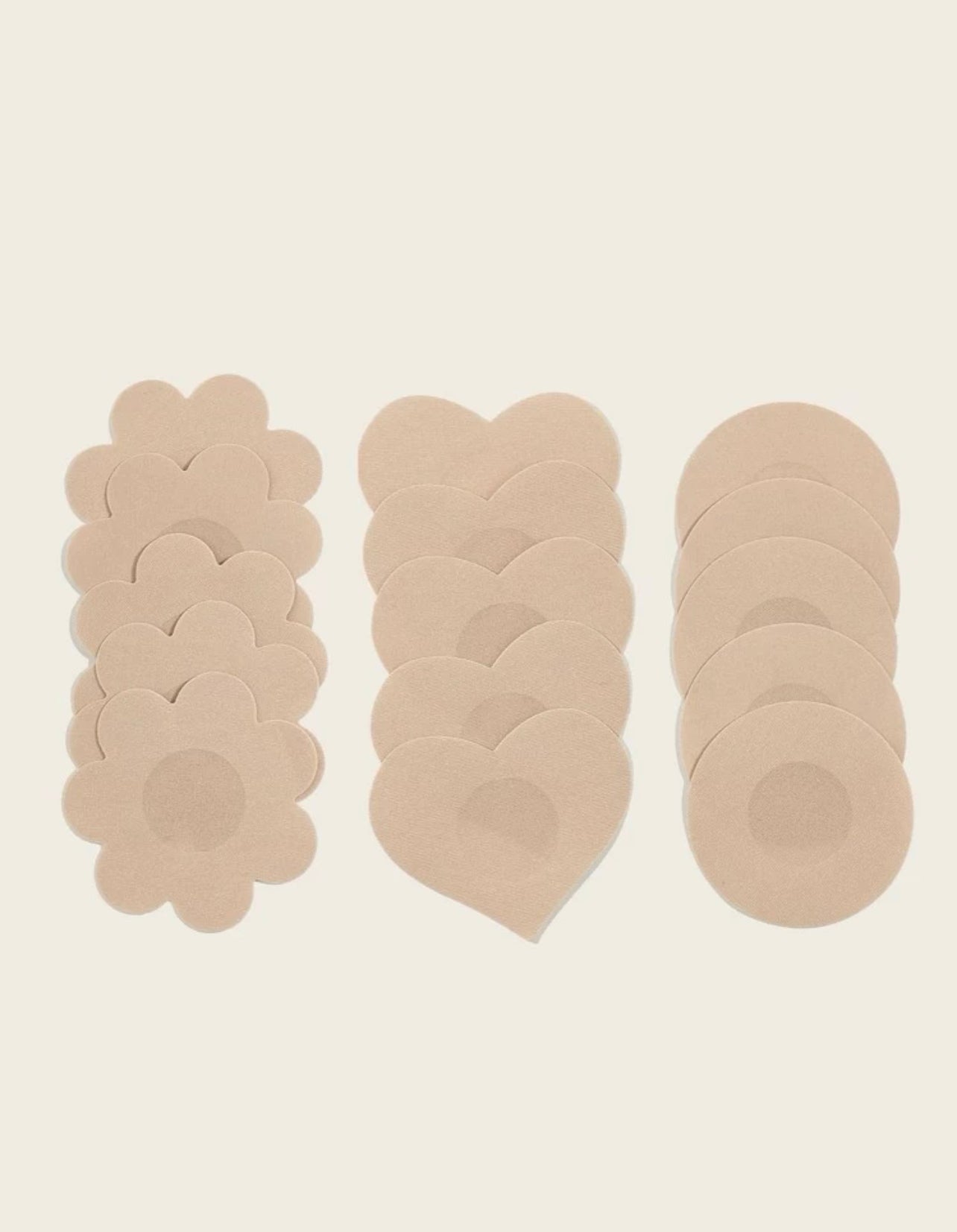 Nude Heart Shaped Pasties (5 pair)